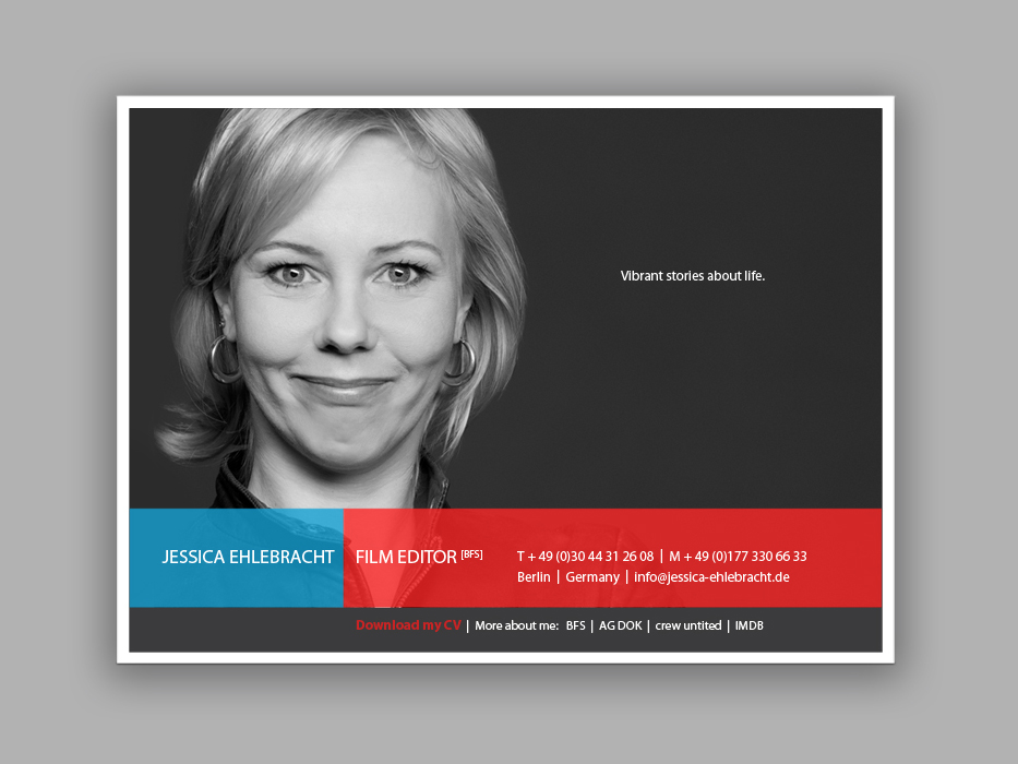 Jessica Ehlebracht - Film Editor [BFS]